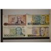 Image 1 : 4-BRAZIL CRISP UNC CRUZADOS BILLS: 50, 100, 500 &