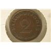 Image 2 : 1938-A GERMAN 2 REICHSPFENNIG WITH SWASTIKA