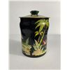 Image 2 : Very Nice 1940's Flamingo Toffee Can. Approx 7" Tall