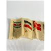 Image 2 : 8 Early 1900's Cigarette Silks ( Flags)