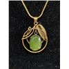 Image 2 : Vintage BC Jade Pendant w/ Chain