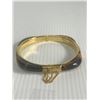 Image 2 : Vintage Tiger Eye Hinged Bangle, Good Condition