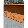 Image 2 : Orange Crush Wood Sign. Approx. 9"x73"