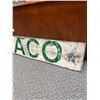 Image 2 : Texaco Wood Sign. Approx. 9" x 60"