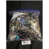 Image 2 : Large Bag Full w/ Costume Jewelry, Parts Etc