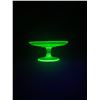 Image 2 : Vintage Uranium Dish Stand. Nice Glow. Approx. 5 1/2" Diameter x 2 1/2" Tall