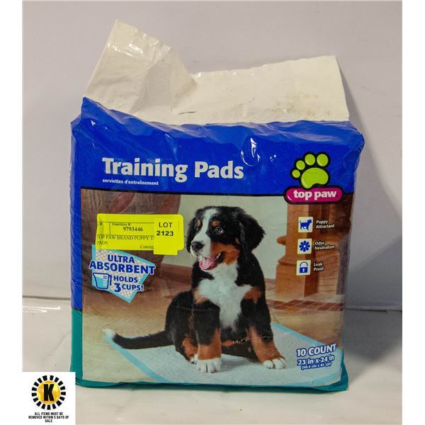 TOP PAW BRAND PUPPY TRAINING PADS