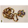 Image 1 : ESTATE VINTAGE MURANO ITALY NECKLACES