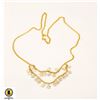 Image 1 : BIRKS SILVER DROP GOLD NECKLACE HALLMARKED IN BAG