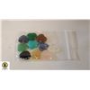 Image 1 : NEW IN BAG 10PCS CHAKRA STONES HEALING CRYSTAL SET