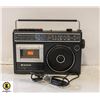 VINTAGE SANYO 2 BAND RADIO CASSETTE PLAYER