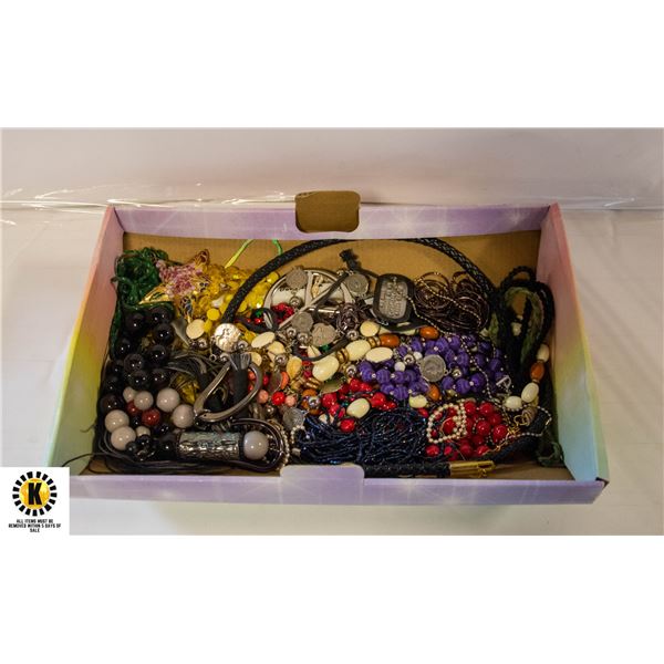 LARGE BOX FULL OF ESTATE JEWELRY ALL TOGETHER