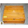 VINTAGE WOOD BOX 18" X 18"