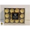 Image 1 : PACK OF 12 VOTIVE CANDLES 40GR