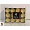 PACK OF 12 VOTIVE CANDLES 40GR