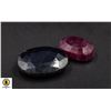 Image 1 : #77-RUBY & SAPPHIRE GEMSTONE 92.40CT