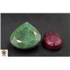 Image 1 : #110-EMERALD & RUBY GEMSTONE 82.05CT