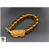 Image 1 : #238-YELLOW OBSIDIAN BRACELETED 12MM/8"