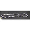 Image 1 : #210-FRESH WATER PEARL & PURPLE JADE NECKLACE 17"