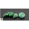 Image 1 : #142-GREEN EMERALD GEMSTONE 82.90CT