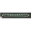 Image 1 : #203- FRESH WATER PEARL & GREEN JADE NECKLACE 17"