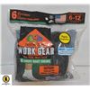 Image 1 : SHORT WORK BOOT CREW SOCK 6-12 6-PACK