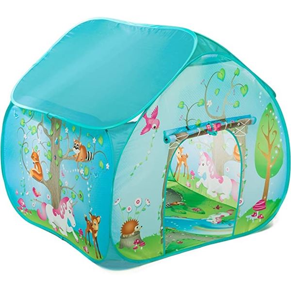 NEW KIDS ENCHANTED FOREST PLAY TENT WITH PLAYMAT