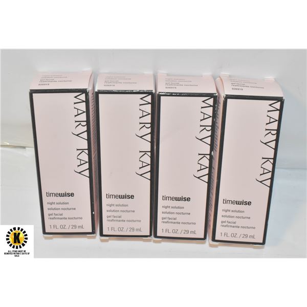 4 NEW MARY KAY GEL FACIAL NIGHT SOLUTION