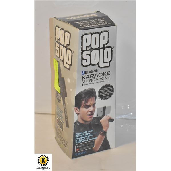 POP SOLO BLUETOOTH KARAOKE MICROPHONE