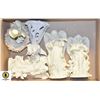 Image 1 : BOX W/6 CERAMIC ANGEL DECORATIVE FIGURINES