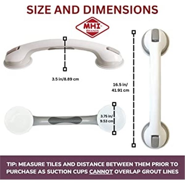 NEW REPACK SAFE-ER-GRIP BATHTUB/SHOWER GRAB BAR