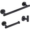 NEW REPACK MIYILI MATTE BLACK 3-PIECE BATHROOM