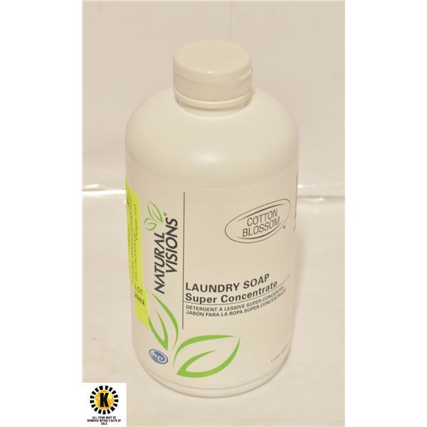 NATURAL VISIONS LAUNDRY SOAP SUPER CONCENTRATE 1