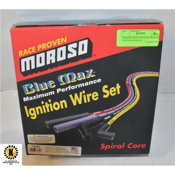 MOROSO BLUE MAX PERFORMANCE IGNITION WIRE SET