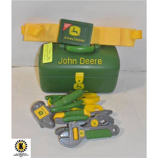 JOHN DEERE KIDS TOOL BOX KIT & TALKIN J.D. BELT