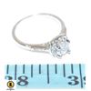 Image 1 : RING WITH HALO SURROUNDING SIZE 10