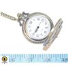 Image 1 : BRAND NEW BIKERS QUARTZ POCKET WATCH WITH CHAIN