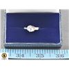 Image 1 : JP950-182 SILVER CZ RING SIZE 7