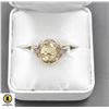 Image 1 : JP950-155 SILVER LEMON QUARTZ RING SIZE 7 6.49G