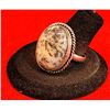 Image 1 : NATURAL DENDRITE OPAL RING, OVAL IN
