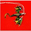 Image 1 : DRAGON BROOCH/PENDANT IN SHADES