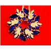 Image 1 : COBALT BLUE AND CLEAR RHINESTONE
