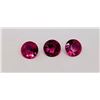 Image 1 : LOT OF 3 MATCHED ROUND RUBY GEM-