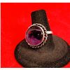 Image 1 : NATURAL ROUND AMETHYST RING,