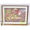 Image 1 : VINTAGE DOGS PLAYING POKER PRINT C M
