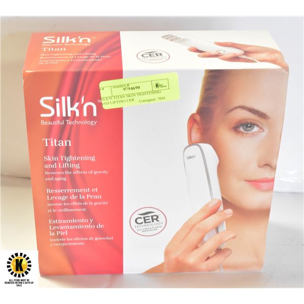 SILK'N TITAN SKIN TIGHTENING AND LIFTING CER