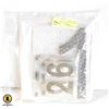 Image 1 : 2 PACK OF 8 INCH LARGE FLOATING HOUSE NUMBER