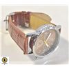 Image 1 : BRAND NEW BROWN GENUINE GENEVA MENS WATCH