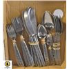 Image 1 : SET OF STAINLESS-STEEL KITCHEN CUTLERY,