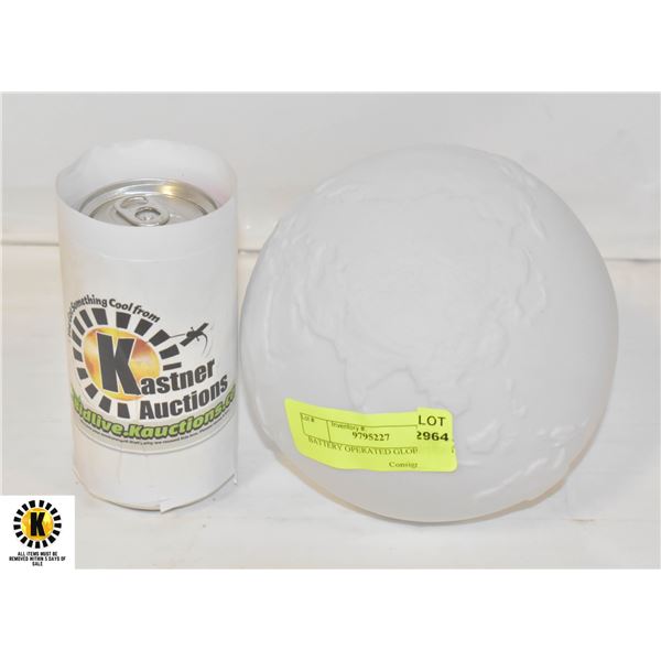 BATTERY OPERATED GLOBE LIGHT